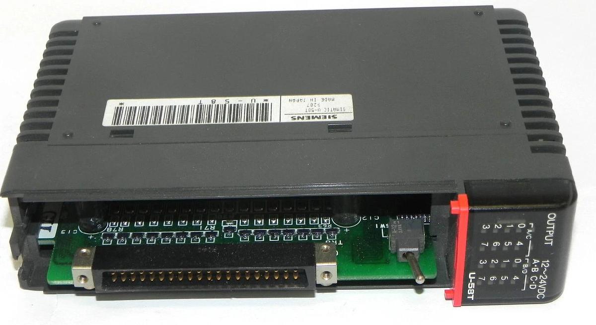 Used SIEMENS U-58T OUTPUT MODULE 12-24VDC U58T