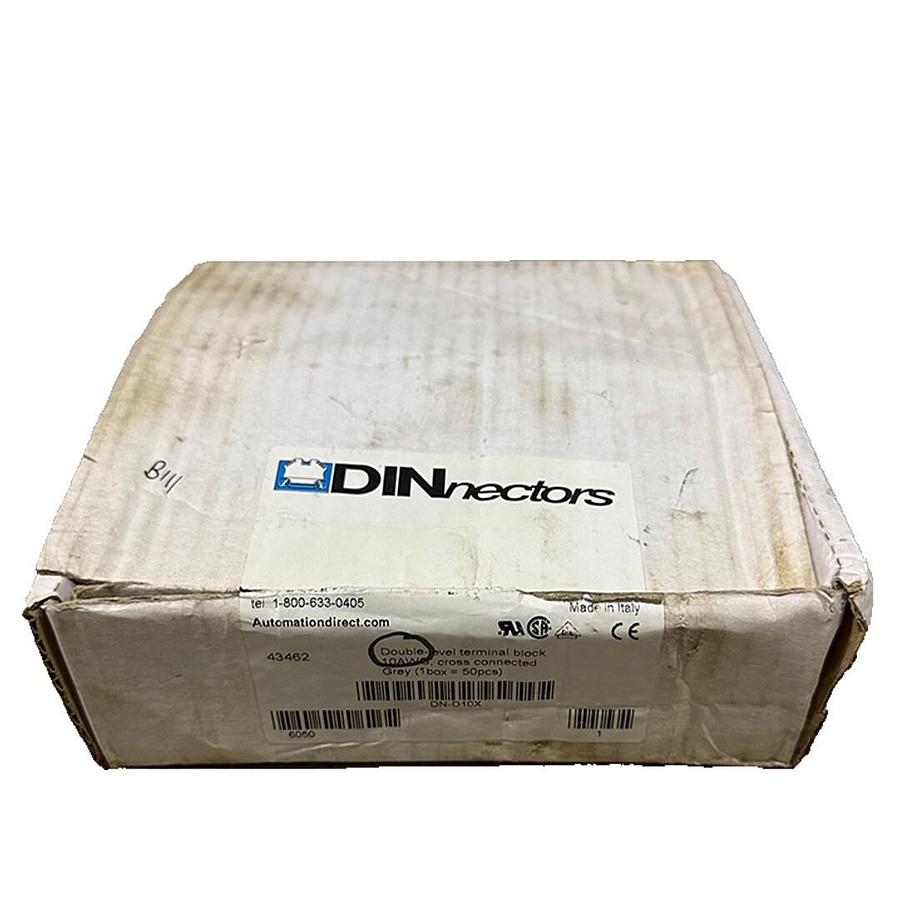 Used 25 NEW AUTOMATION DIRECT DN-D10X / DND10X DOUBLE-LEVEL TERMINAL BLOCKS 10AWG