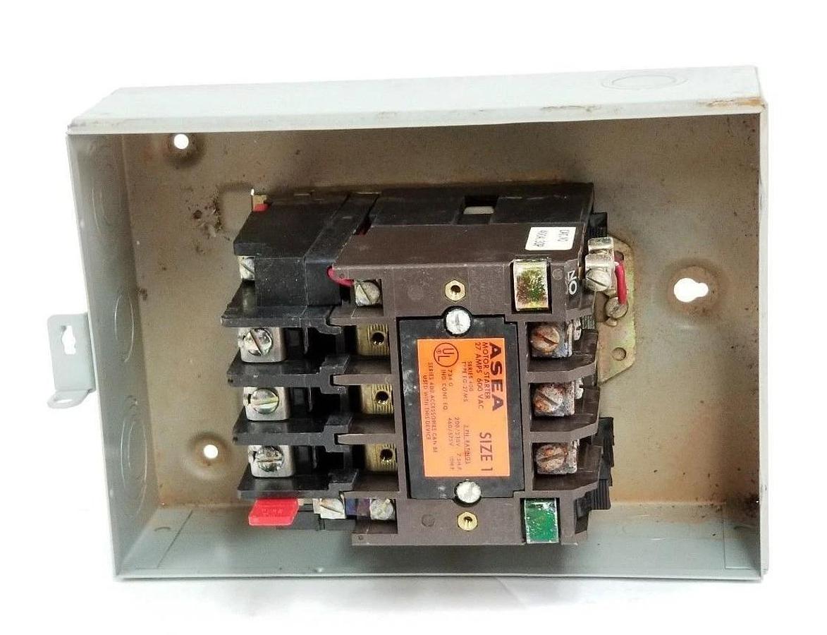 NEW ASEA BROWN BOVERI 400A130P STARTER 27A, 600VAC, TB159-1 , 120V, 60HZ