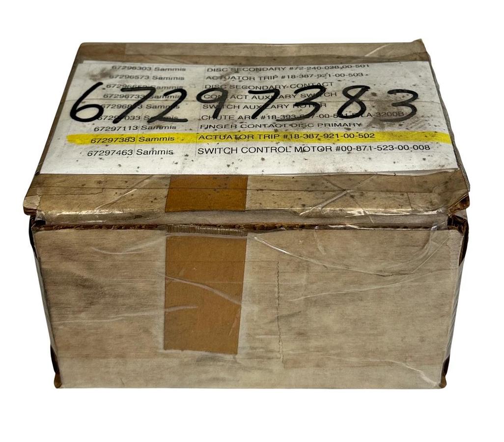 SIEMENS SAMMIS 18-387-921-00-502 / 1838792100502 ACTUATOR TRIP ASSEMBLY NSMP