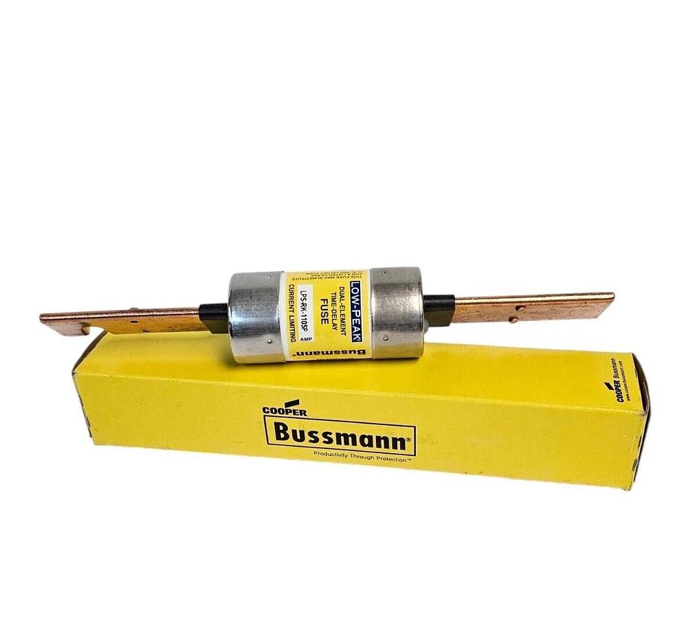 Used NIB COOPER BUSSMANN LPS-RK-110SP LOW-PEAK FUSE LPSRK110SP