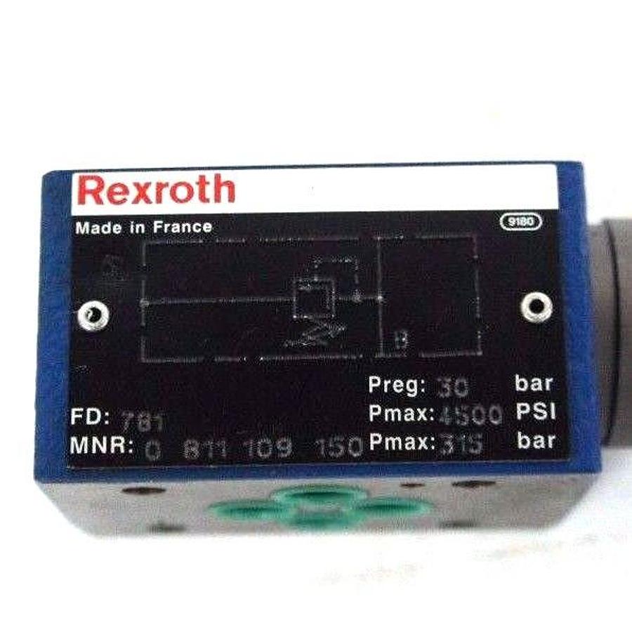 Used NIB REXROTH MNR: 0811109150 FD: 781 PRESSURE REDUCING VALVE 0-811-109-150