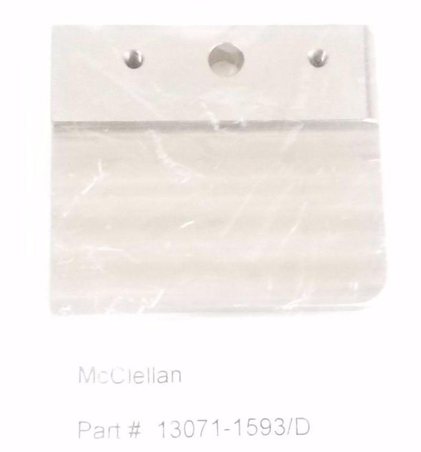 Used NEW MCCLELLAN 13071-1593/D ALUMINUM REPLACEMENT BRAKET