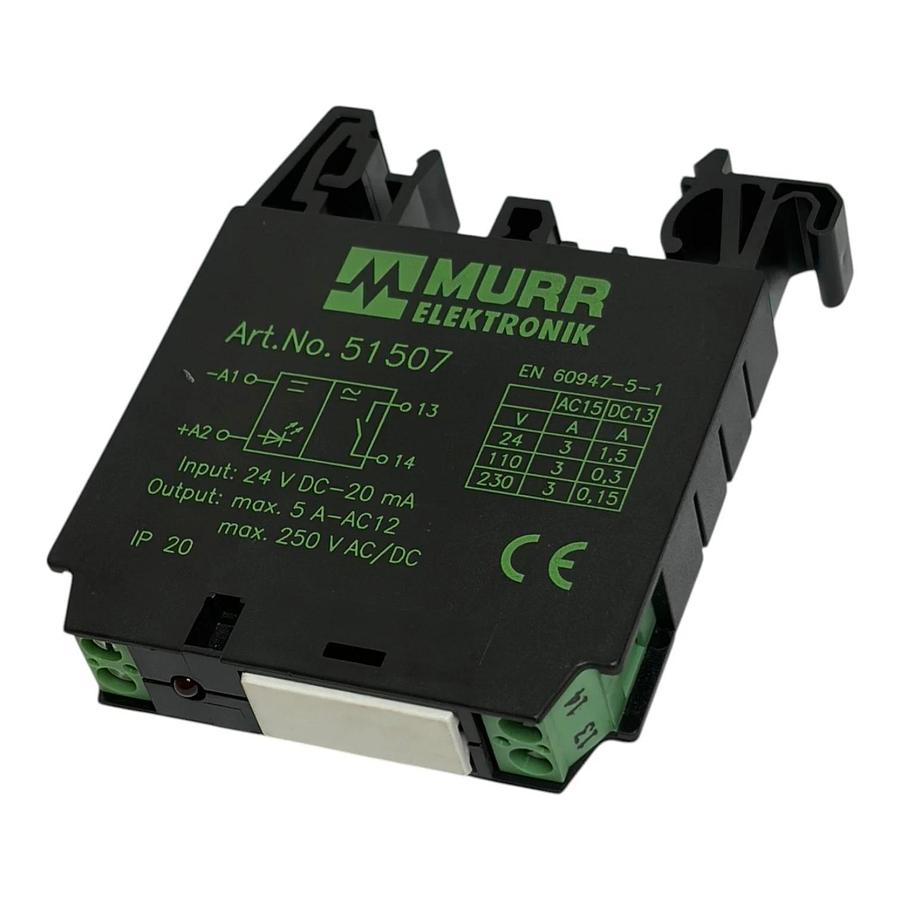 Murrelektronik 51507 RMMR 11/24 VAC/DC Slim Interface Output Relay Module NSNP