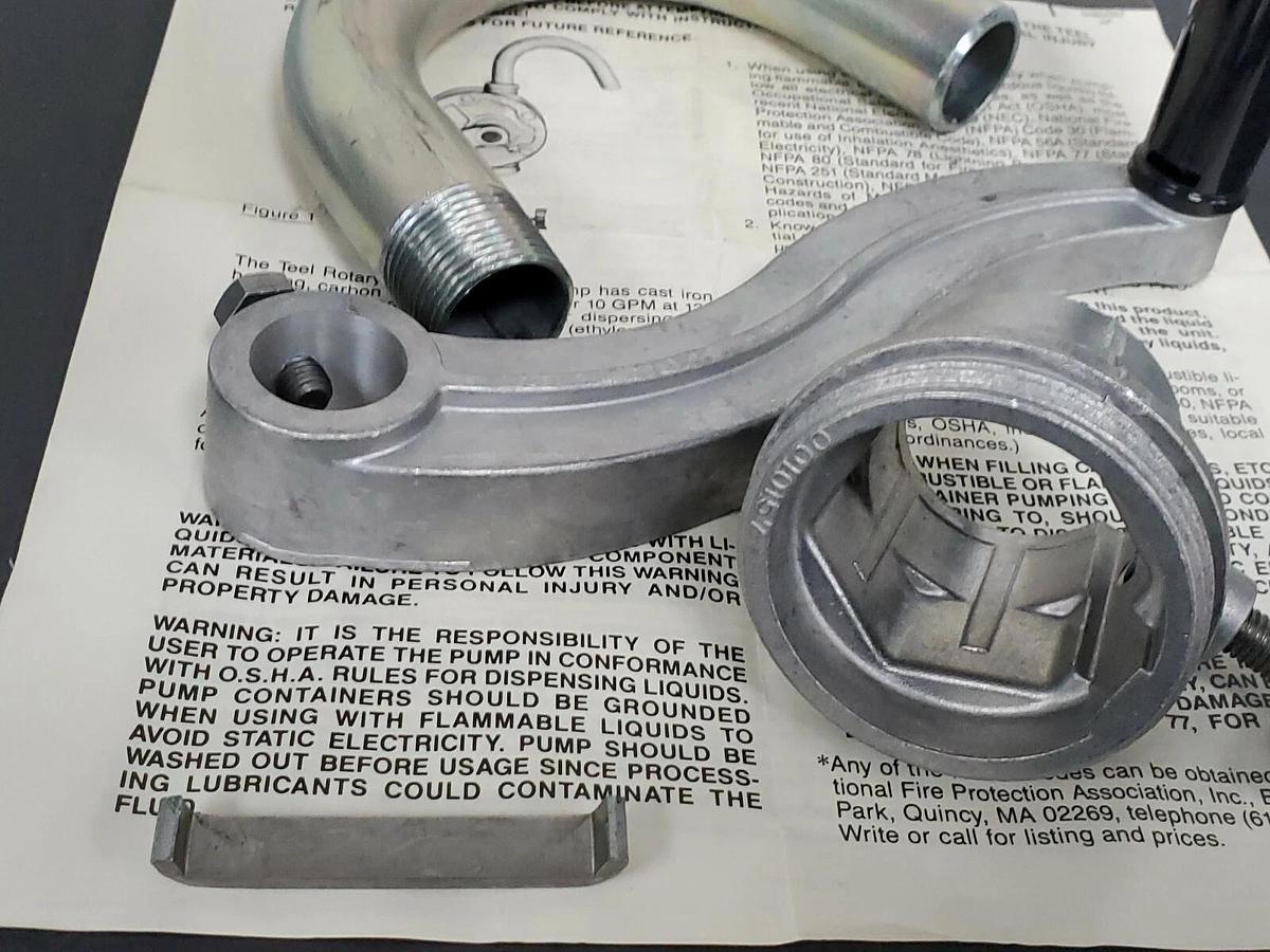 Used NIB DAYTON / TEEL 2P093 ROTARY DRUM / HAND OIL PUMP