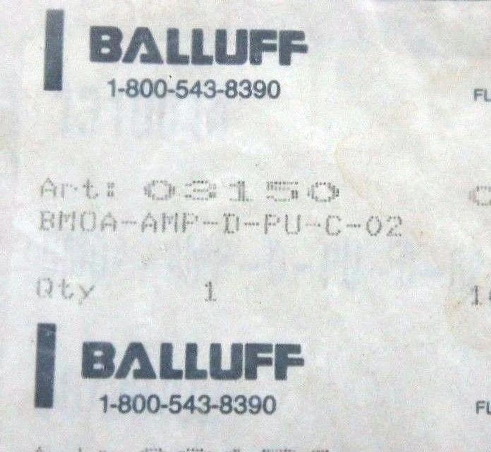 NEW BALLUFF BMOA-AMP-D-PU-C2 PHOTOELECTRIC MINI AMPLIFIER 10-30VDC BMOAAMPDPUC2