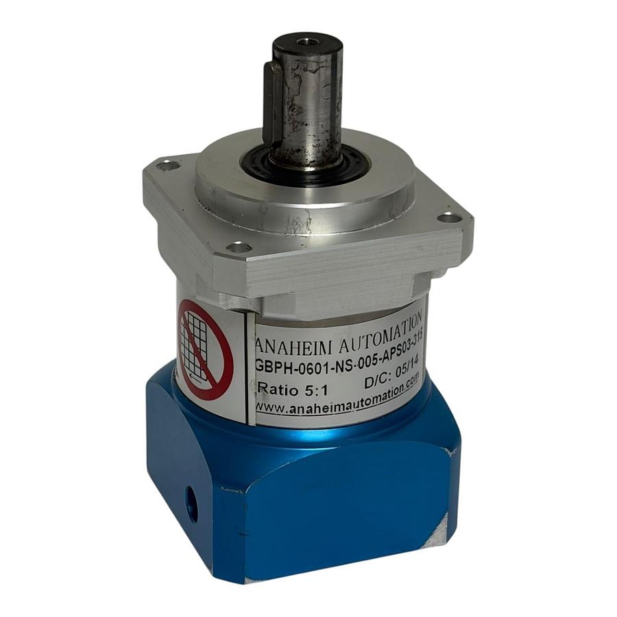 Used Anaheim Automation GBPH-0601-NS-005-APS03-315 Planetary Gearbox 5:1