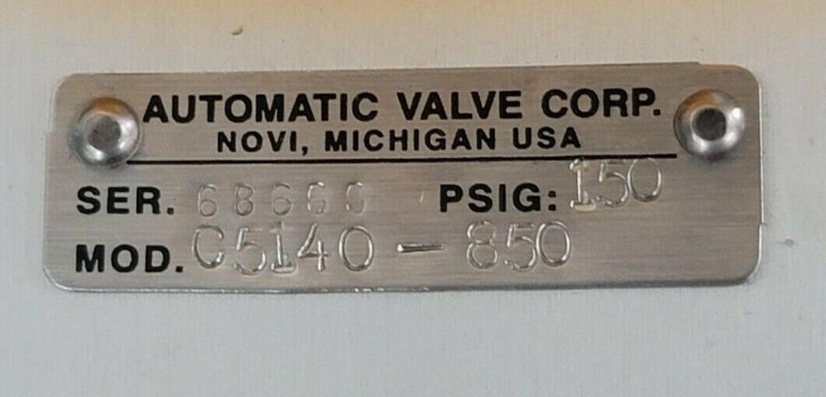 Used NIB AUTOMATIC VALVE COMPANY C5140-850 AIR OPERATED VALVE 1/2'' 3WAY