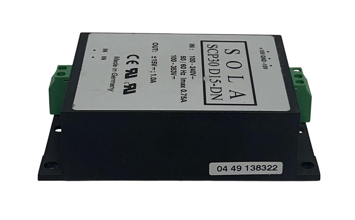 EMERSON SOLA SCP30 D15-DN / SCP30D15DN SLIM POWER SUPPLY 100-240V INPUT NSNP