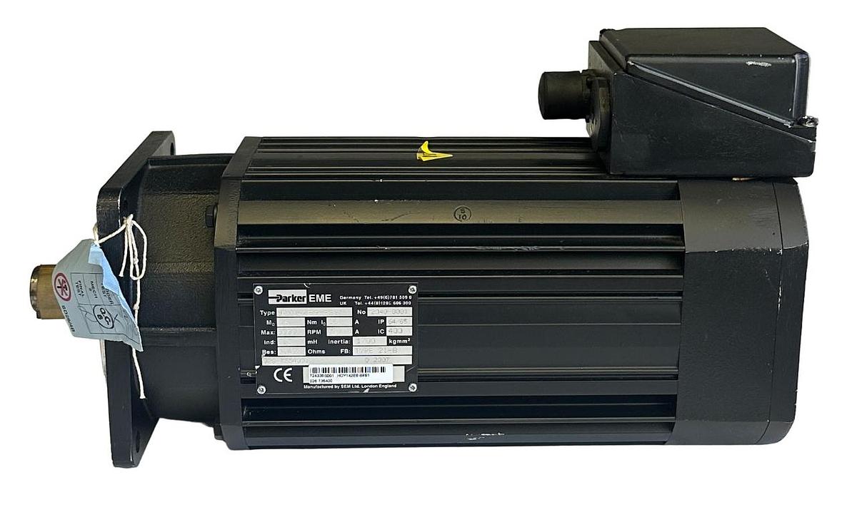 Used NEW PARKER EME HDY142E6-88S1 SERVO MOTOR NO 72040-0001 / 026-735400 / 7243360001