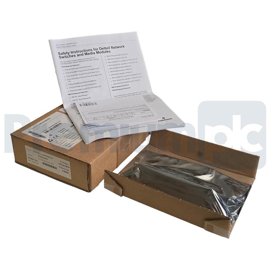 Emerson Hirschmann VE6049M01 | 12P4474X022 8-Port Expansion Module RM100-EM-8TX