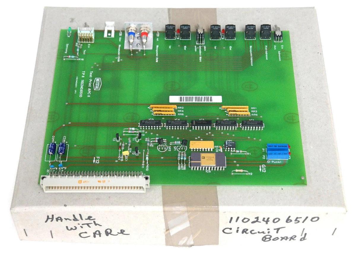 Used NIB NESTAL 110.240.6510 TEST-PRINT APC II CIRCUIT BOARD 1102406510