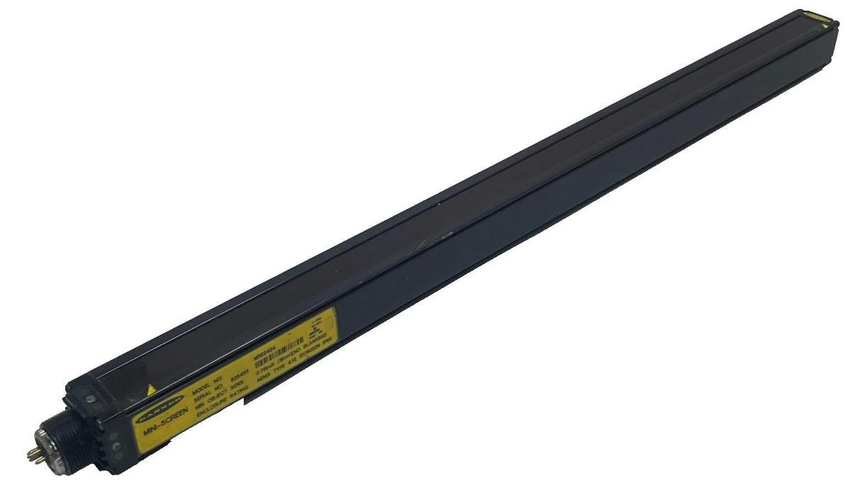 Used BANNER MSE2424 Light Curtain Safety System 24" Protection Height 0.1s Resp. Time