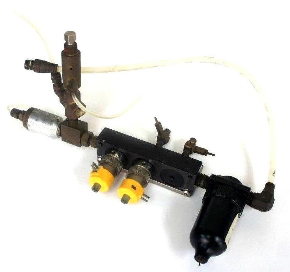 Used VIDEOJET 203808 FILTER ASSEMBLY FOR INKJET 200PSIG MAX PRESSURE 1/4" NPT