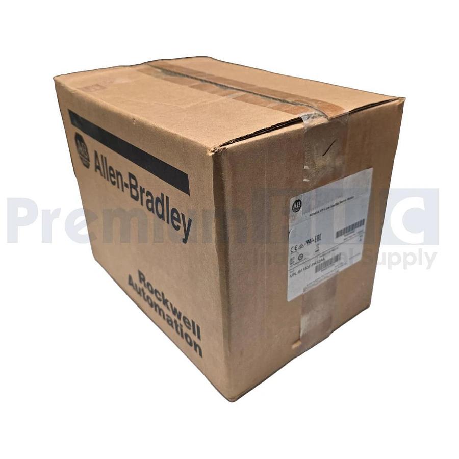 Used ALLEN BRADLEY VPL-B1153F-PK12AA /A KINETIX VPL LOW INERTIA SERVO MOTOR 480V NSFS