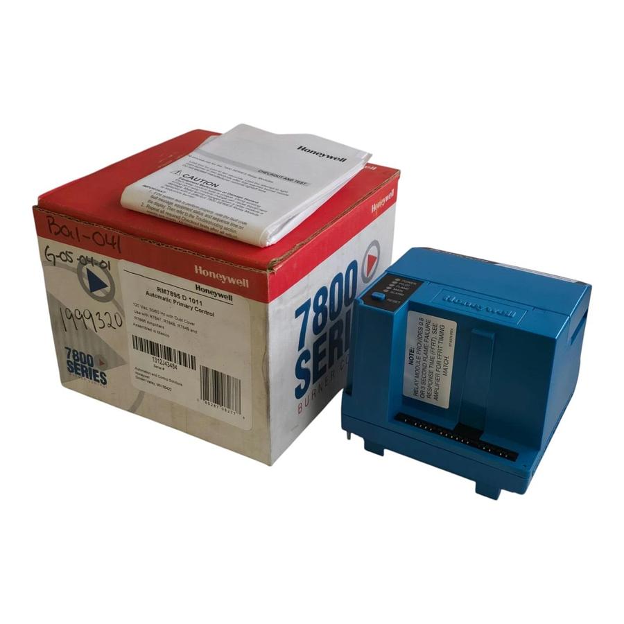 Honeywell RM7895D1011 7800 Series Automatic Burner Control 120V RM7895 D 1011