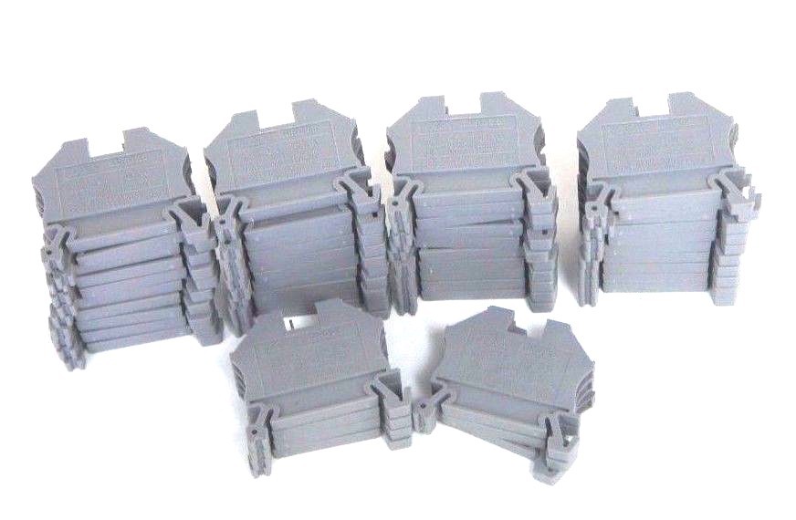 Used LOT OF 47 MORSETTITALIA EURO-2.5 TERMINAL BLOCKS EURO25