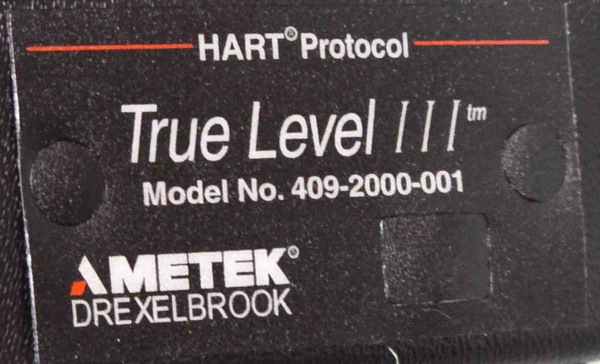 Used AMETEK Drexelbrook 409-2000-001 True Level III Level Control 409-1000 w/Probe