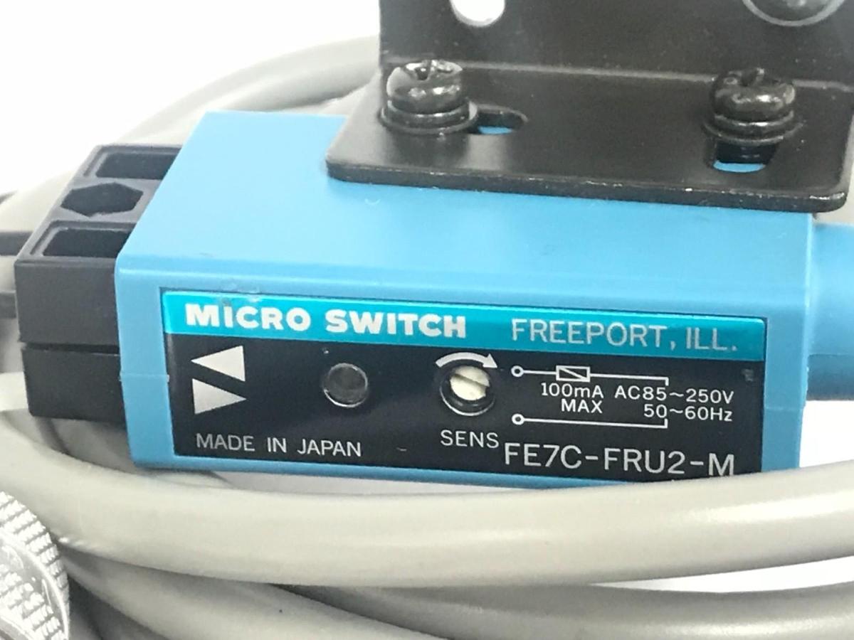 Used NEW HONEYWELL FE7C-FRU2-M PHOTOELECTRIC SENSOR W/ FIBER OPTIC CABLE FEF-PAD6-M