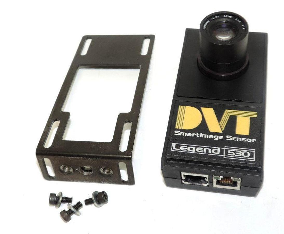 Used DVT 530 SMARTIMAGE SENSOR LEGEND PART # 530M W/CCTV 8mm F1.2 LENS