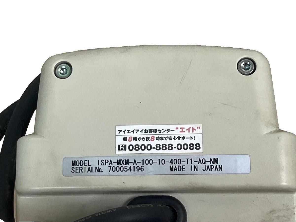 Used IAI ISPA-MXM-A-100-10-400-T1-AQ-NM Linear Actuator | 400mm 100W Reverse Home