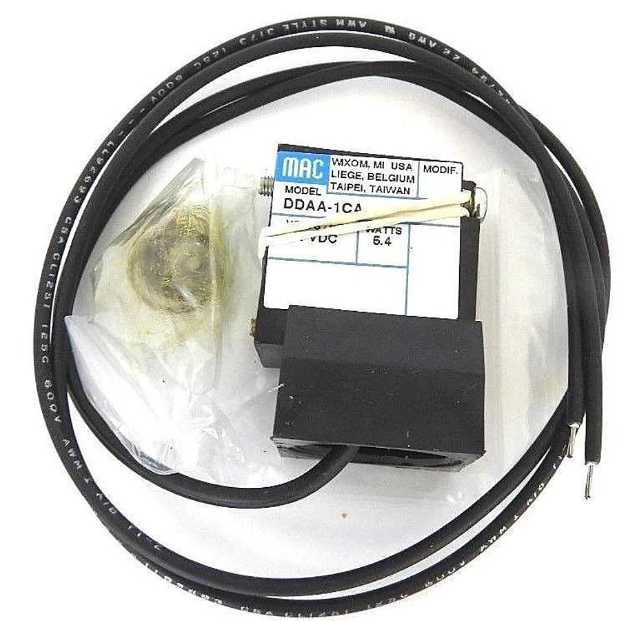Used NIB MAC DDAA-1CA SOLENOID VALVE 24 VDC, 5.4 WATTS