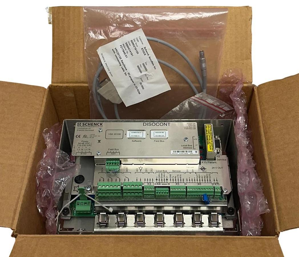 SCHENCK VSE 20100 + VLM20150.01 + VCB 20100 DISOCONT CONTROLLER AC/DC OEM NSNP