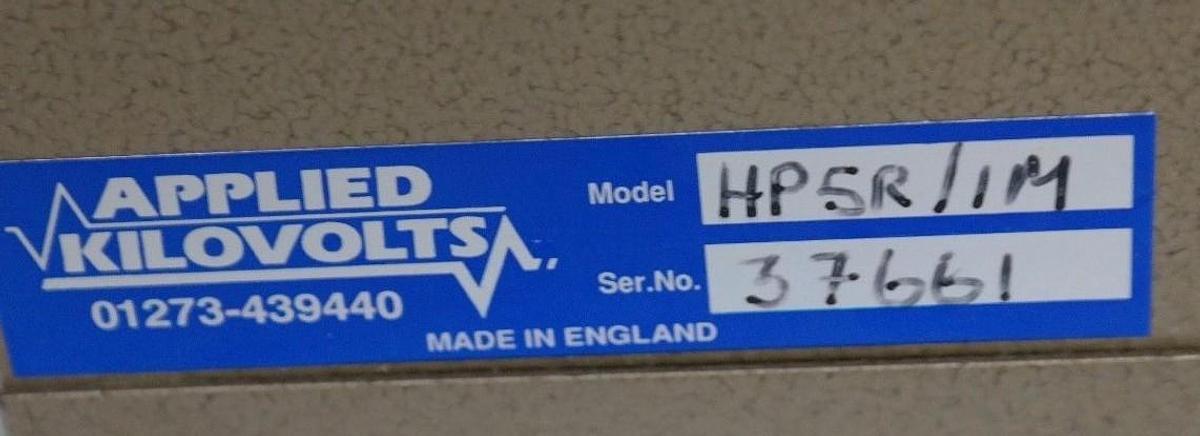 Used NEW APPLIED KILOVOLTS HP SERIES HP5R/1M POWER SUPPLY HP5R1M