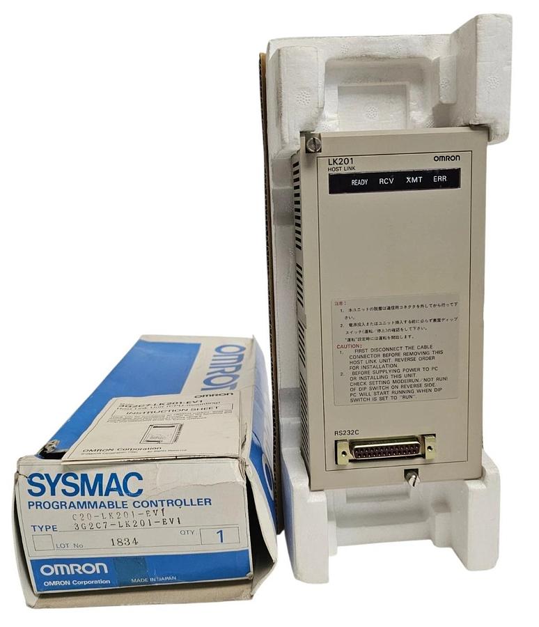 NIB OMRON 3G2C7-LK201-EV1 PROGRAMMABLE CONTROLLER C20-LK201-EV1 HOST LINK UNIT