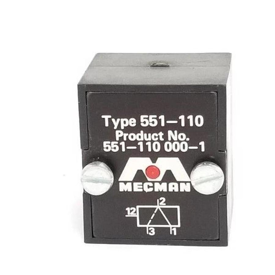 Used MECMAN 551-110 VALVE 551-110000-1, 5511100001