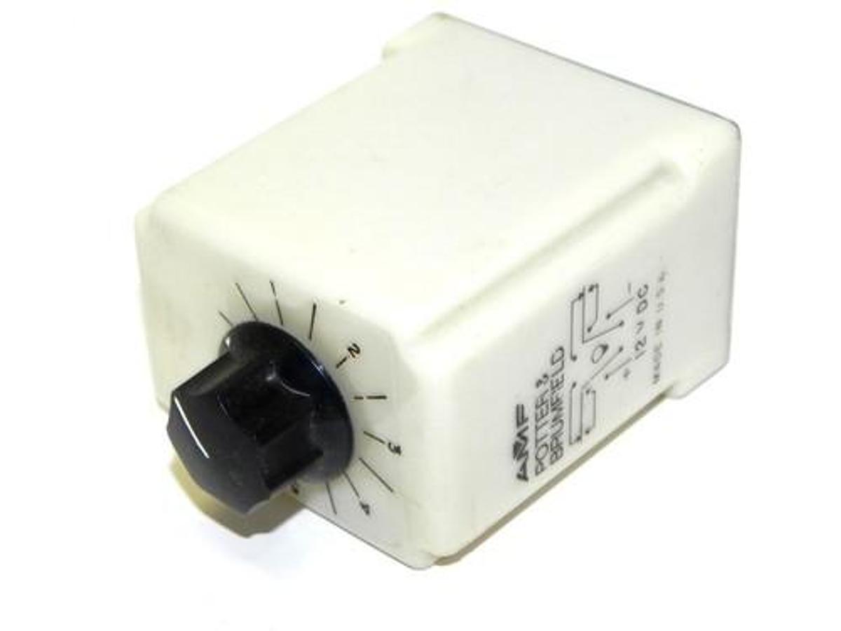 Used POTTER & BRUMFIELD CKD-38-20010 TIME DELAY RELAY 0.1 TO 10 SEC. 120 VAC