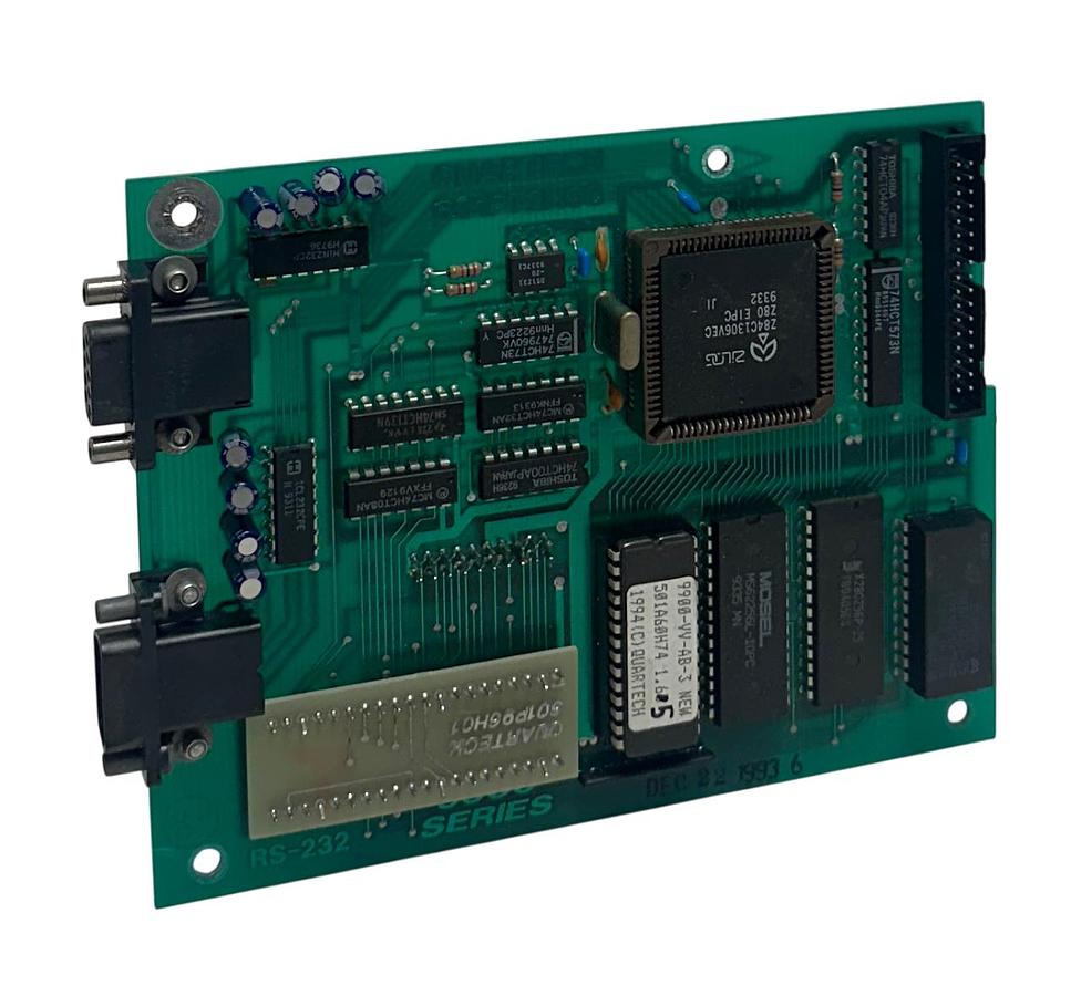 Used QUARTECH 601P72H03 COMMUNICATION BOARD 9900 SERIES RS-232 601P96H01 USNP