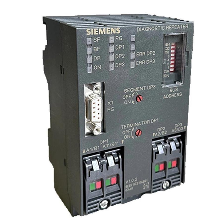 Used SIEMENS 6ES7 972-0AB01-0XA0 / 6ES79720AB010XA0 SIMATIC S7 DIAGNOSTIC REPEATER *