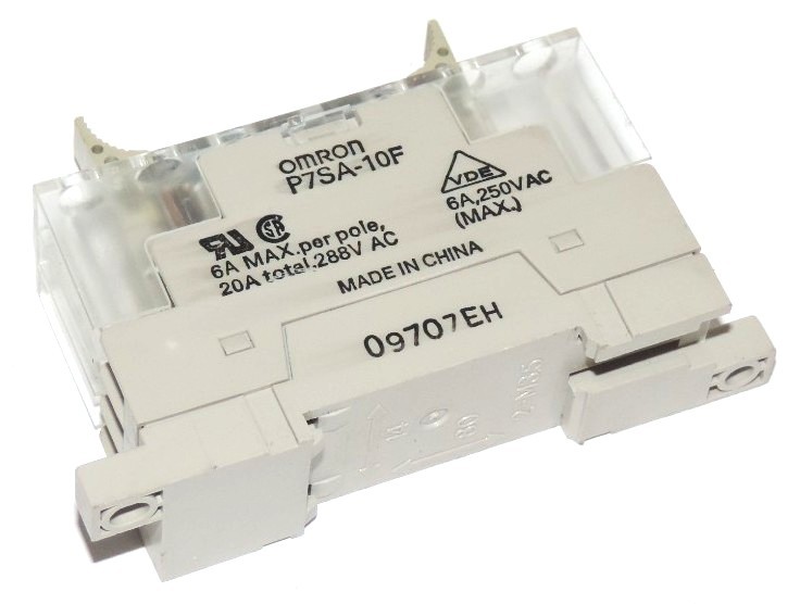 Used NEW OMRON P7SA-10F RELAY SOCKET WITH OMRON G7SA-SA1B RELAY