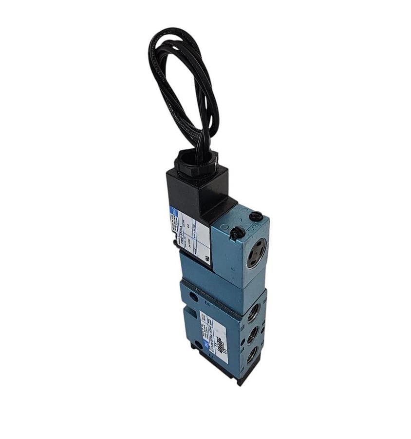 Used MAC VALVES 811C-PM-507AA-152AG SOLENOID VALVE 811CPM507AA152AG, PME-501CA PILOT