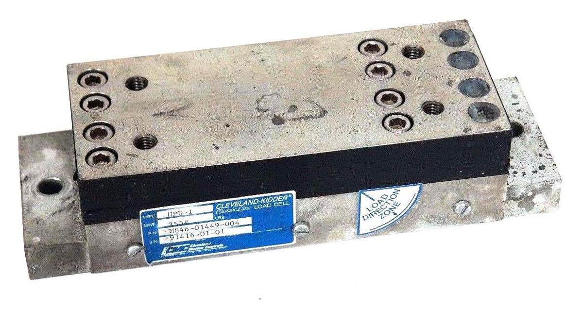 Used CLEVELAND-KIDDER M846-01449-004 UPB-1 LOAD CELL 250LBS