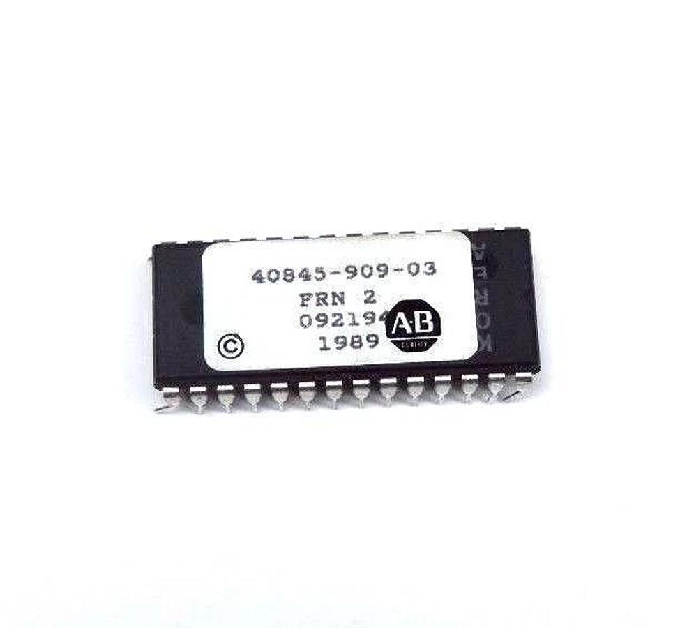 Used LOT OF 2 ALLEN BRADLEY 40845-909-03 CHIPS 4084590903, FRN: 2