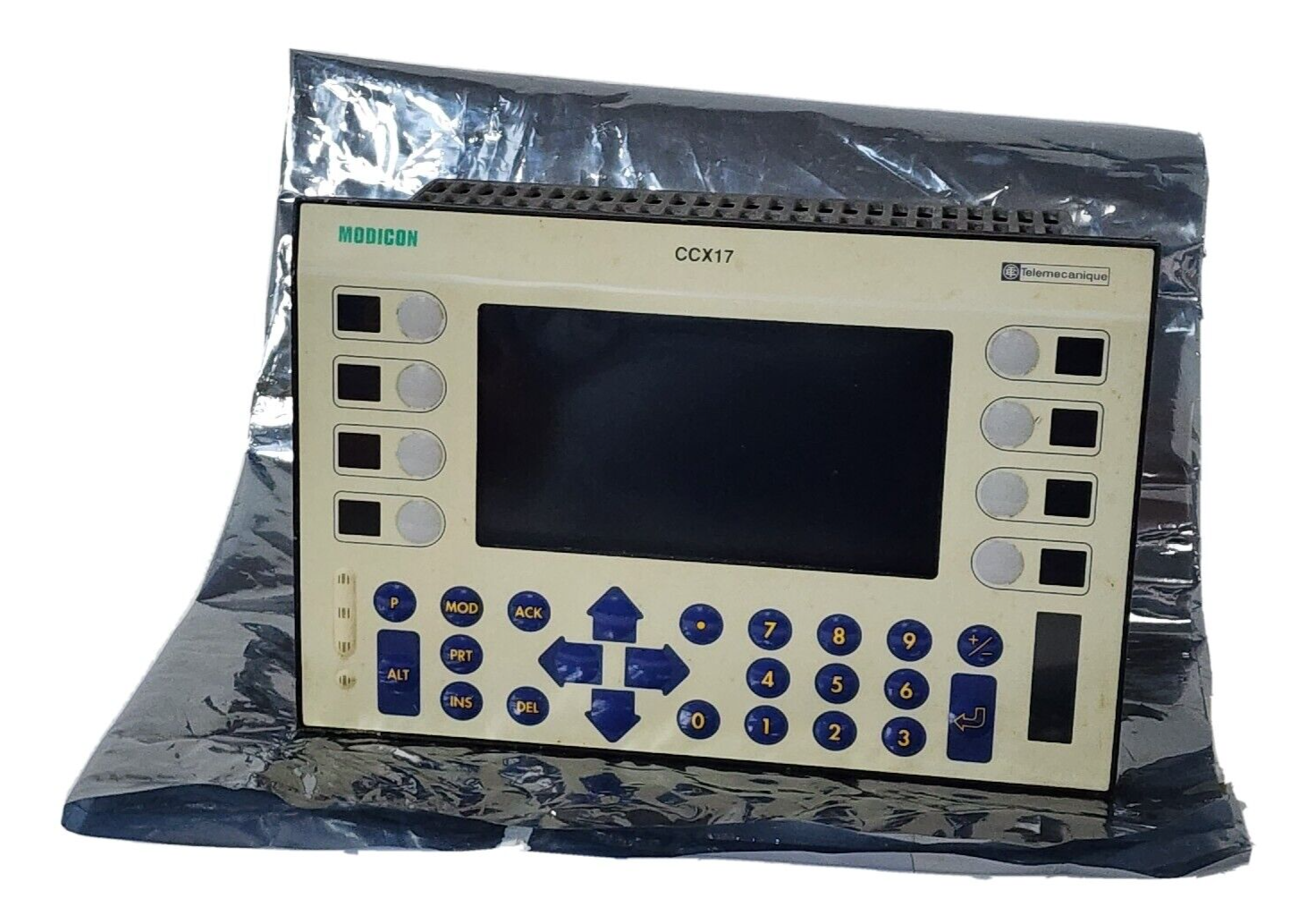 Used TELEMECANIQUE MODICON AEG AUTOMATION TCCX1730LW 8 LI LCD OP PANEL UTW