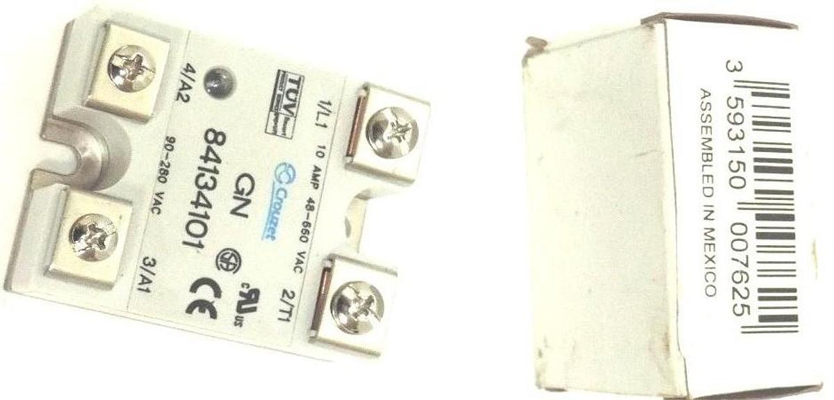 NIB CROUZET 84134101, 10 AMP 48-660 VAC, 90-280 VAC