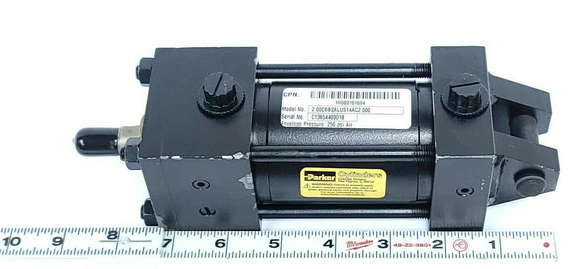 Used NEW PARKER 2.00CBB2ALUS14AC2.000 CYLINDER 250PSI AIR