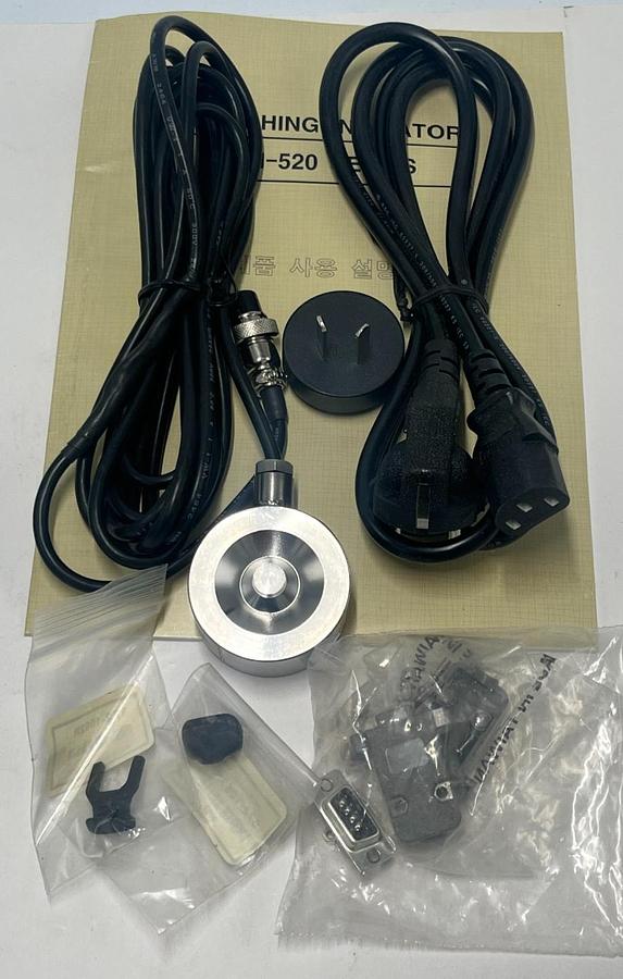 Used G TECH GI-520 Digital Weighing Indicator w/ CBDS-1T 1-Ton 2000lb Load Cell Kit