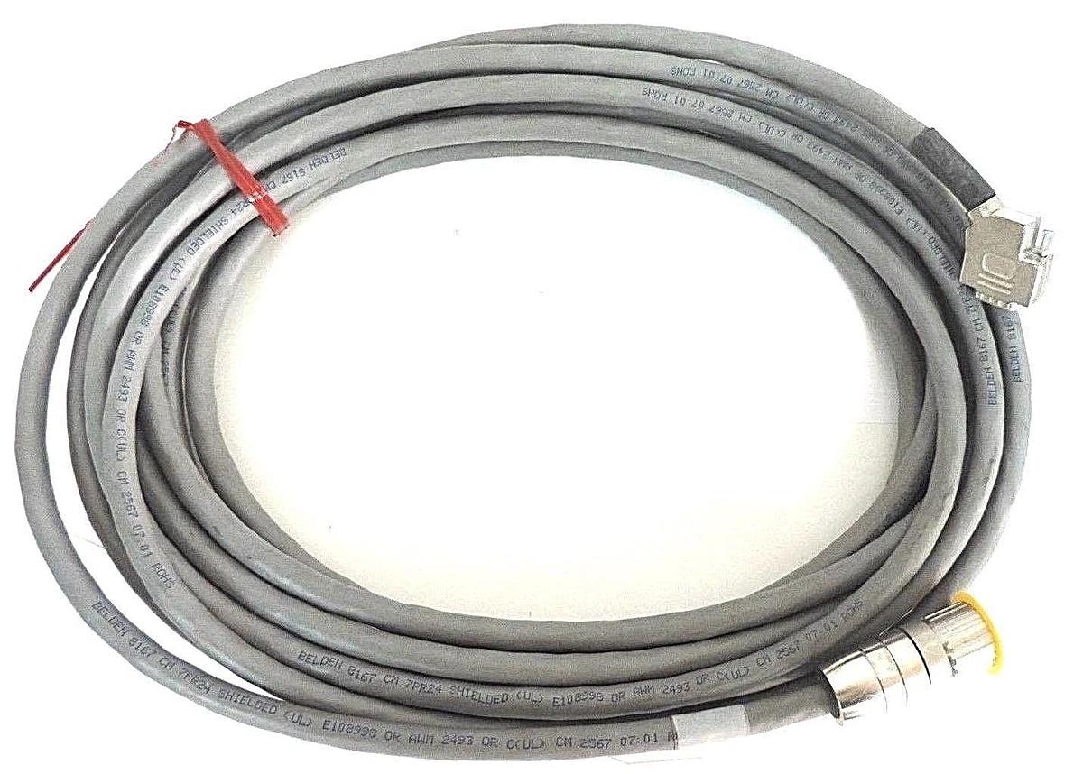 Used NEW FG5761349-04 ENCODER CABLE 16PIN M23 MIN DB15 45, ENCD, FG576134904