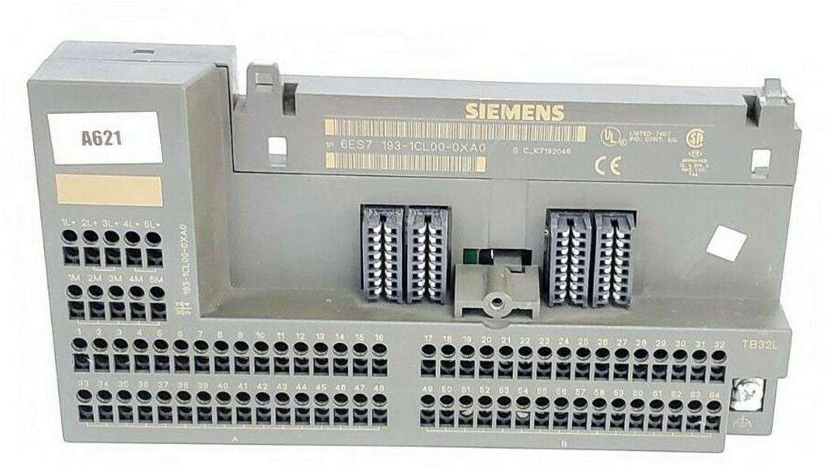 Used SIEMENS 6ES71931CL000XA0 TERMINAL BLOCK 6ES7 193-1CL00-0XA0, 193-1CL00-0XA0