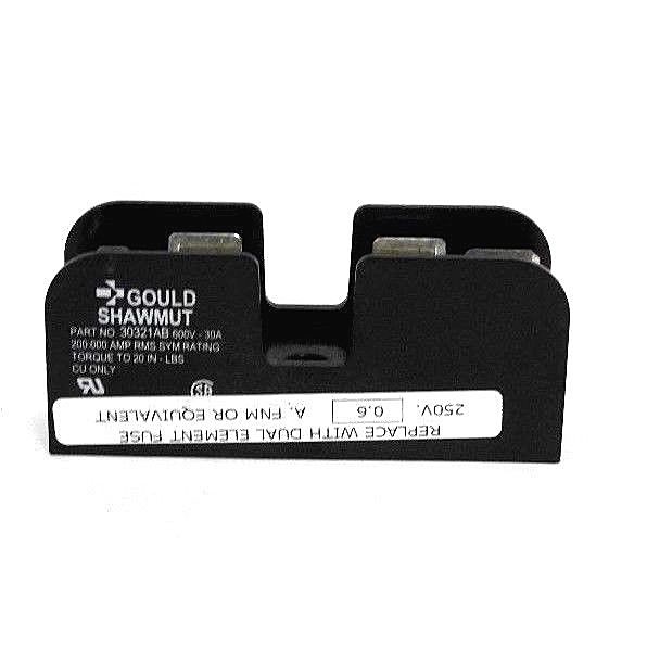 Used GOULD SHAWMUT 30321AB FUSE BLOCK 30AMP 1P 600VAC