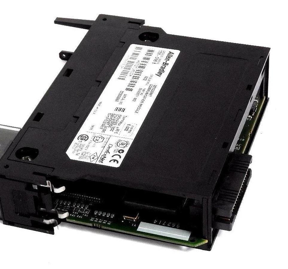 Used ALLEN BRADLEY 1756-DNB SER. B DEVICENET COMMUNICATION MODULE 1756DNB