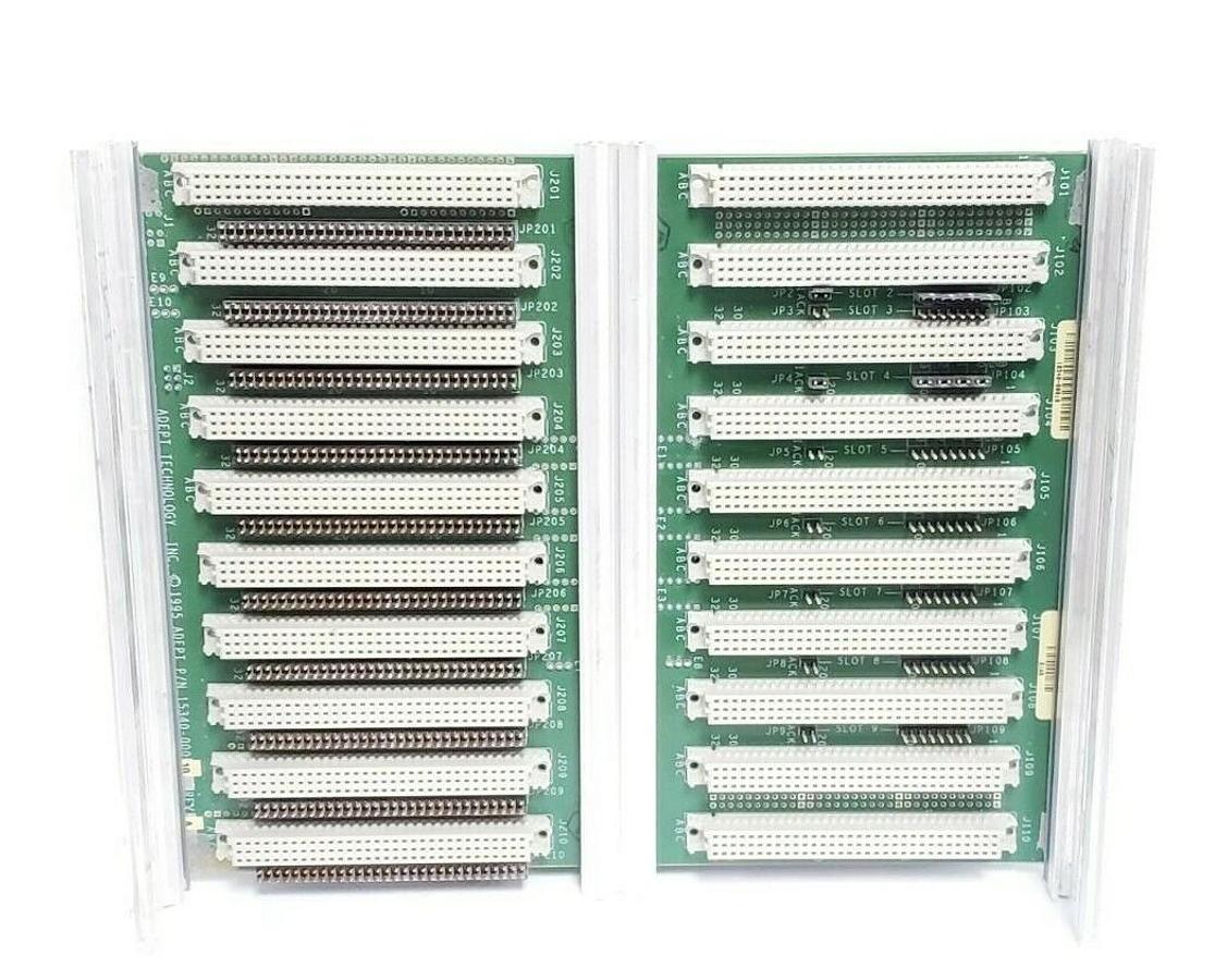 Used ADEPT / AMP 15340-00010 REV. A BACKPLANE BOARD 13-413427-01 REV. F