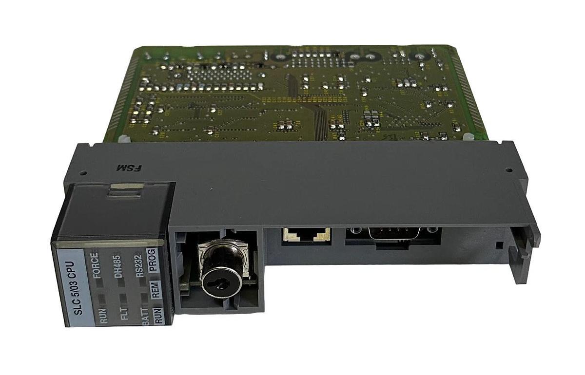 Used ALLEN BRADLEY 1747-L531 /D SLC 500 PROCESSOR MODULE 5/03 1747-OS302 /B 1747L531
