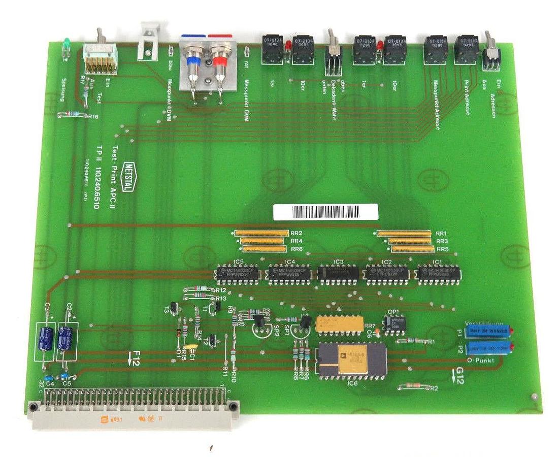 Used NIB NESTAL 110.240.6510 TEST-PRINT APC II CIRCUIT BOARD 1102406510