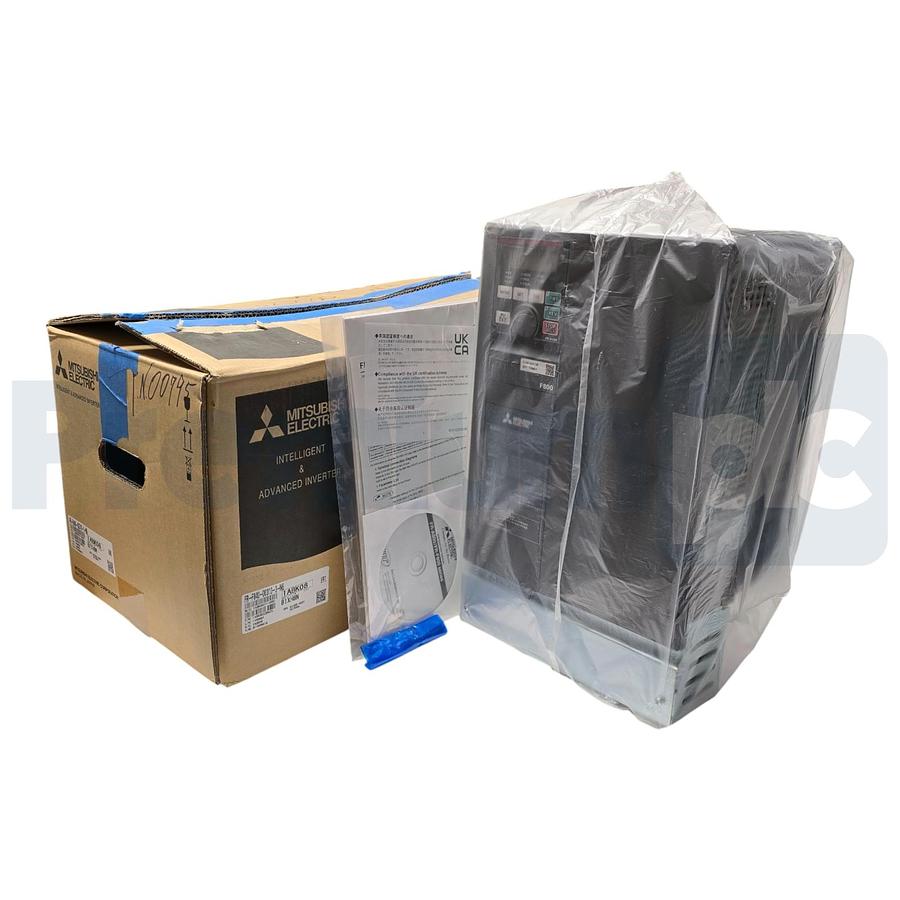Used Mitsubishi FR-F840-00310-3-N6 FREQROL FR-F800 Inverter VFD 29A/15kW/20HP 3P NSMP