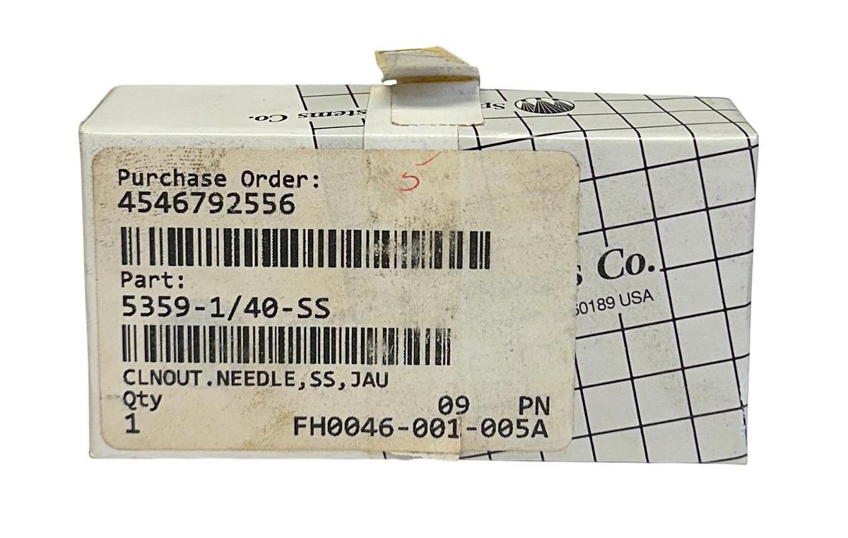 Used SPRAYING SYSTEMS CO 5359-1/40-SS / 5359140SS CLEANOUT NEEDLE STAINLESS NSMP